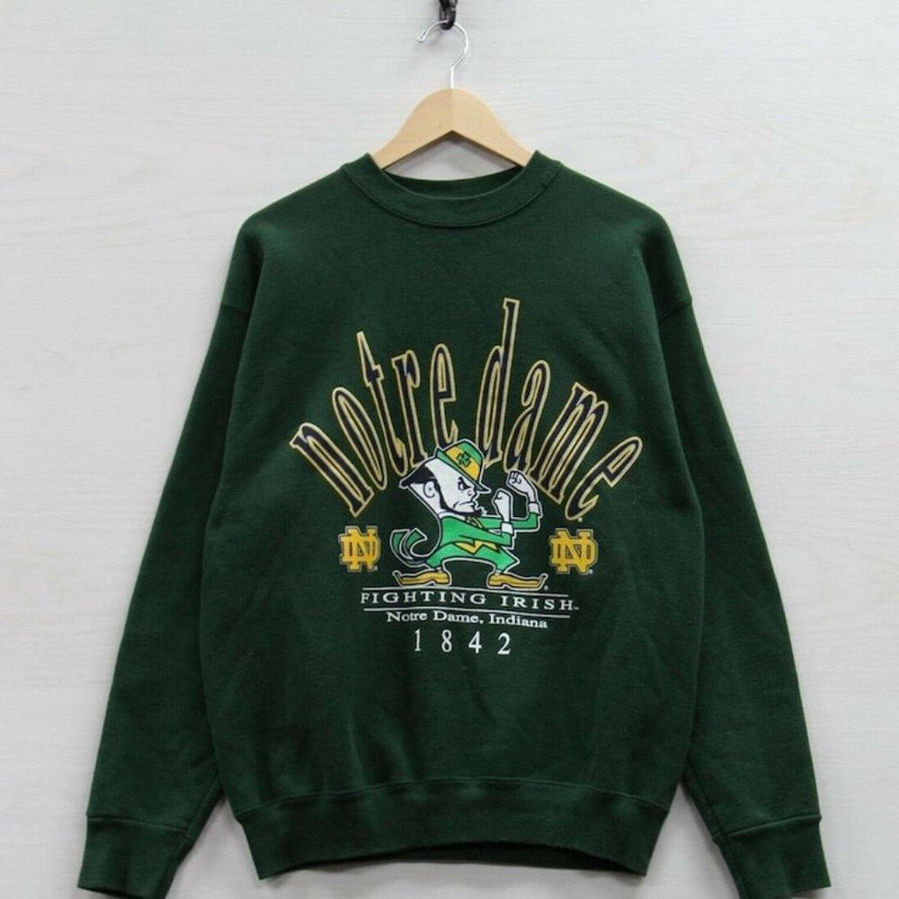 University Of Notre Dame Fighting Irish  Shirt 90S 80S Tee Fan